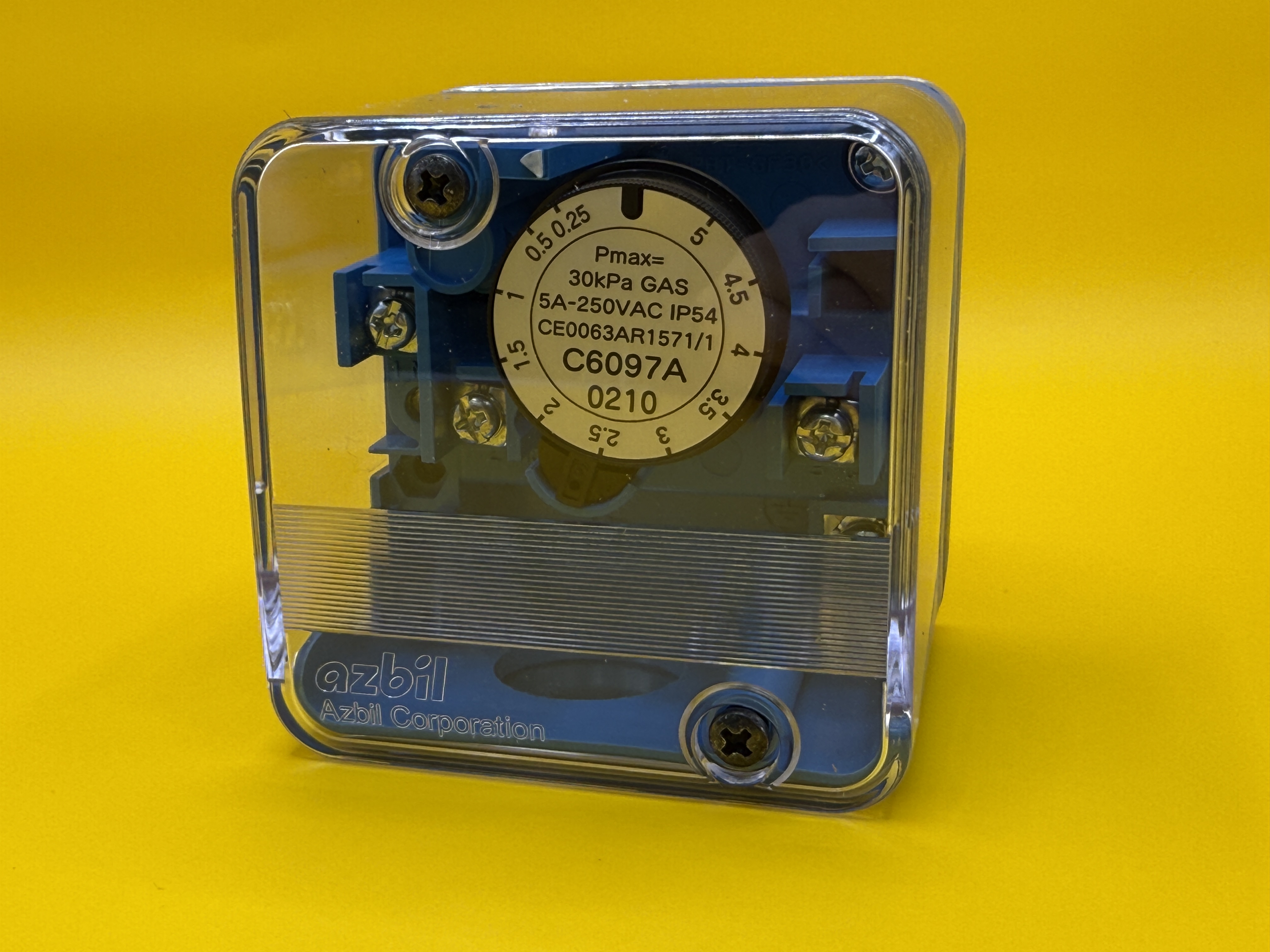 ガス圧力スイッチ